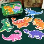 set of 6 Puzzle Tin Box