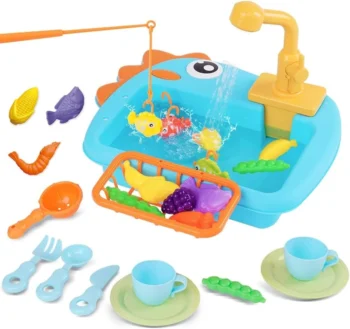 Dino Kitchen Set with Fishing