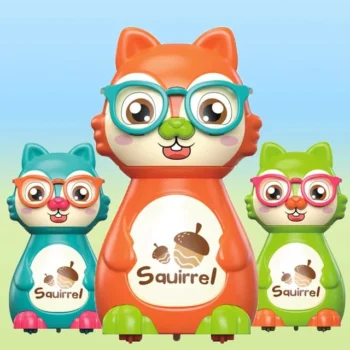 Squirrel Press and Go Toy for Kids