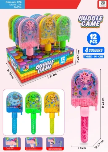 Bubble Bottle with Pinball Game