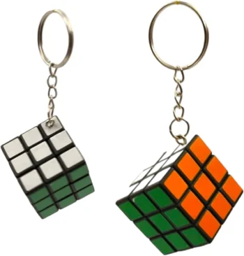 3*3 Rubix Cube Keychain 1PC