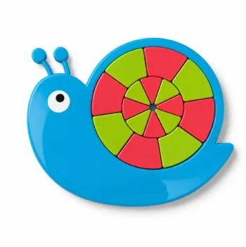 Snail Shape Puzzle- Color and Shape Matching Pattern